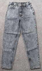 VTG Jordache Jeans Denim USA Ladies Misses 9 26X27 High Waist Acid wash