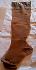 Vintage MYSTERIE NYLON SEAMLESS Stretch HOSIERY STOCKINGS-SIZE Average NOS