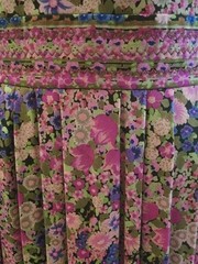 Rare Vintage 1970s Leonard Paris Floral Silk Dress