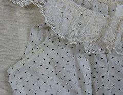 Vintage 70s Midi Prairie Dress (L) Swiss Dot Romantic Boho Jonathan Logan