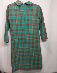 Vintage ‘Marjone Seattle’ Plaid Wool Dress 1960’s