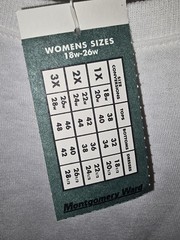Vintage 90s Montgomery Ward American Weekend Woman Shirt 1X White NOS NWT Canada