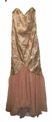 Vintage Loralie Original Pink Lace Floral Sparkling Prom Party Dress GORGEOUS!