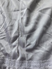 Vintage Sears Antron III Nylon Beige Half Slip Plus Size M Adjust-A-Length Hem