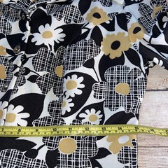 vintage floral hippie long collar dress 12 ? Woodstock M12