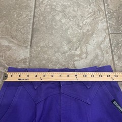Roughrider by Circle S Vintage Purple Western Pants High Waist Size 9/10 x 34