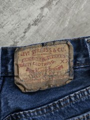 Vintage 90s Levi’s 17501 Women’s High Rise Mom Tapered Jeans Made in USA 25×30