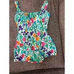 Vintage1970’s Gabar Swimsuit Sz 12 Built In Bra Stretch