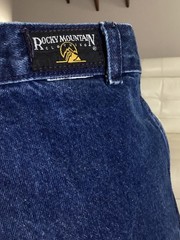 Vintage 90s Rocky Mountain Western Denim Jeans High Waist Sz 7 26 x 36