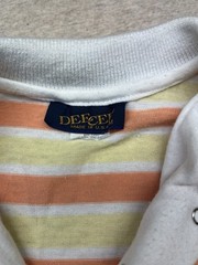 1960s Women’s Striped Sleeveless Knit Polo