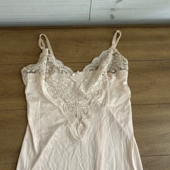 Vassarette Vintage Silky Soft Satin Lace Trim Nightgown Full Slip Size 32 L