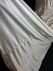 Vtg Silky Frosted Nightie Dress Nightgown Negligee Gown Silky Soft Dress S