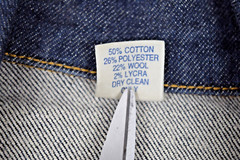 Vintage Jean Jacket Frankie B Size S/M 00s Blue Denim Fitted Blazer Made USA