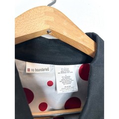 No boundaries Vintage Y2K Mod Twee Button Front Jacket Black Large L