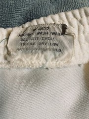 1980s KMART White HOT PANTS shorts waist 36 inches polyester Plus 1X-2X Shorts