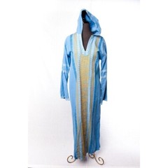 Maxi Kaftan Dress & Hood Alex Condarinis Designer Mykonos Greece Handmade 1973 M