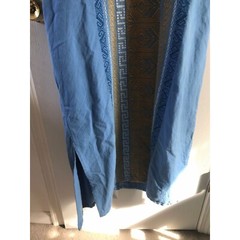 Maxi Kaftan Dress & Hood Alex Condarinis Designer Mykonos Greece Handmade 1973 M