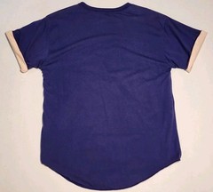 Vintage JL PLUM Polyester Cotton Double Shirt Roll Up Sleeve Women’s Size M 90s