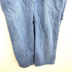 Vintage 2002 Women Size Medium Blue Denim Overall # RN 54023 Silver Buckle Pre O