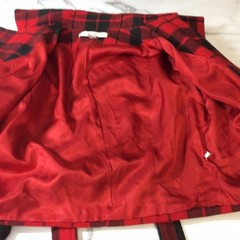 The Limited Vintage 90s Red Black Plaid Flannel Jacket Womens SP Wool Blend