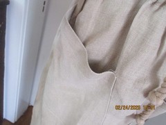 Vintage Thierry Mugler Natural Linen Jumpsuit Modernistic sz 38