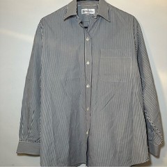 Burberrys Vintage Striped Casual Button Down Shirt Size 10