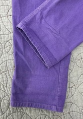 VTG Women’s 90s Purple Denim Rocky Mountain Jeans Sz 33 1990s Rockies Bareback