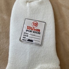 VTG Orlon Wilson Socks White Golf Tennis 80’s 9-11 NOS Women’s Low-Cut Roll.