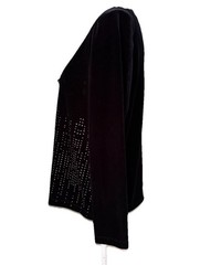 Vintage Another Thyme Black Velvet Maxi Dress W/Jacket Sz 10 Dark Romance Goth