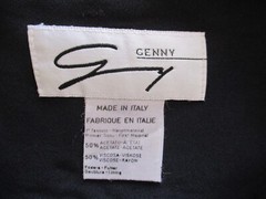 Vintage Genny Dress Sleeveless Sheath XS/S Women Midnight Blue Cutout
