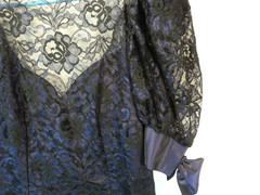 VTG 80’s Alfred Angelo Dream Maker Lace Taffeta Prom Formal Dress Gown Sz 13/14