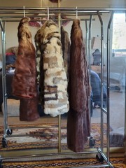 VINTAGE FUR COATS (3) AS IS LOT