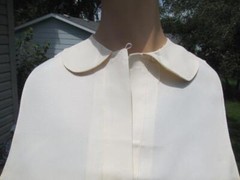 VINTAGE 30S/40S OFF WHITE/ IVORY SUIT DICKIE NOS