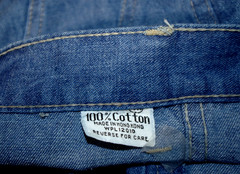 T1 ViNTAGE 70s BLUE DENiM CHAMBRAY WiDE LEG BELL BOTTOM JEANS 13/14 Hong Kong