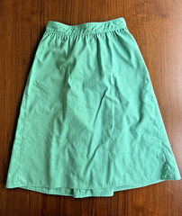 Vintage Giorgio Sant’Angelo Marjer-Parts Women’s Teal Skirt – Size 10