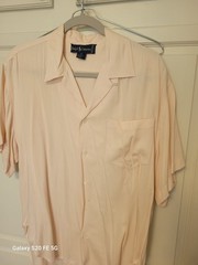vintage 1980s 100% Rayon Ralph Lauren Blush Skirt and