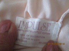 80’s Vintage Teddy Bodysuit Peach Silky Nylon & Lacy Sheer lingerie Size Medium
