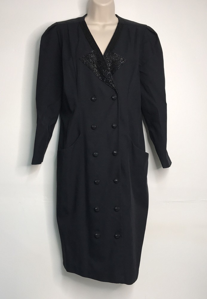 VTG Taurus Nites Petites Made By ILGWU Women’s Formal Beaded Dress Pre-Owned