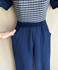 Vintage 1970s Jerell Of Texas Jumpsuit S Wide Leg Palazzo Mod Preppy Disco Retro