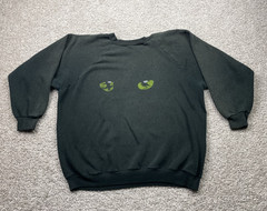 CATS Musical Broadway Show 1981 Crewneck Sweater XS Black Vintage