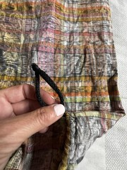 Vintage Guatemalan Patchwork Pants Embroidered Boho Ethnic Artisan Colorful M/L