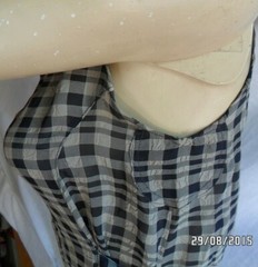 Abito/Dress LELLA NELSON donna ORIGINALE VINTAGE anni 80 tg 40 a quadretti