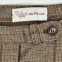 Vintage Evan-Picone Button Down Maxi Skirt Plaid Business Secretary Geek Size S