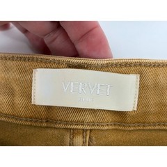 Vervet Blue Jeans Sun Beige Factory Distressed Raw Hem Preppy, Women’s Size 30