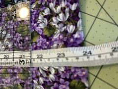 Vintage Embroidery With Purple Floral Top