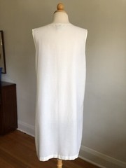 BEAUTIFUL VTG BARBIZON Yellow w/ White Lace Floral Embroidery Nightgown SZ M