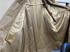 Vintage 60s Brazotta Sportowne faux fur coat with real mink collar single owner
