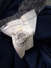 Vintage 80s Carriage Court Swing Dress 12 Blue Secretary Elastic Waist Pleated