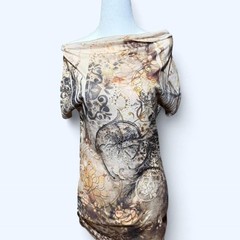BLEU y2k womens top or mini dress