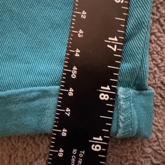 Gloria Vanderbilt Amanda Teal Size 16 Y2K Whimsical Summer Bold Casual Indie Pop